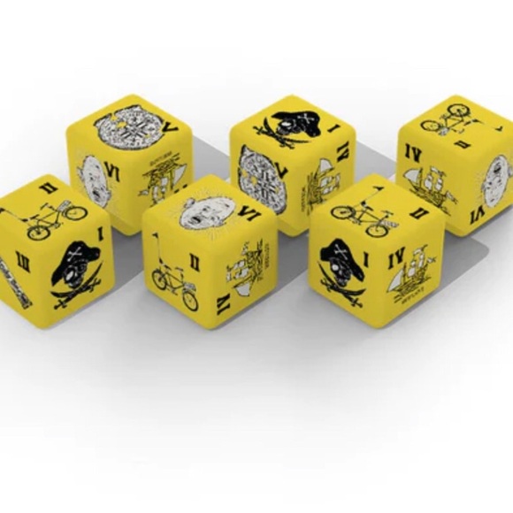 The Goonies 6-piece dice set new - Picture 3 of 4